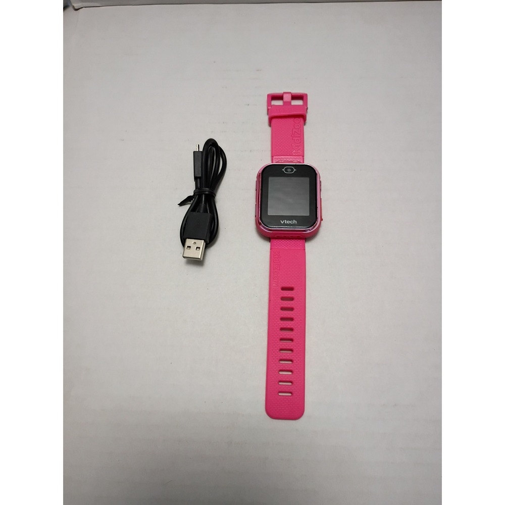 VTech 5490 Watch with Charging Cable Pink Tested‎ See Pictures